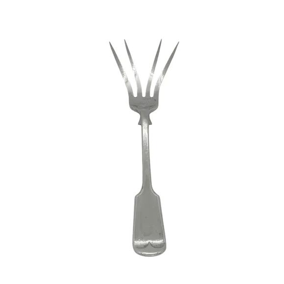 Daniel & Arter Other - Antique English Silverplate Serving Fork by Daniel & Arter Birmingham 1902